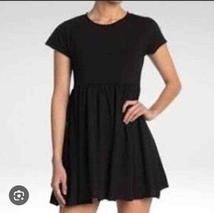 Abound Babydoll Elegant Black Women's Dress